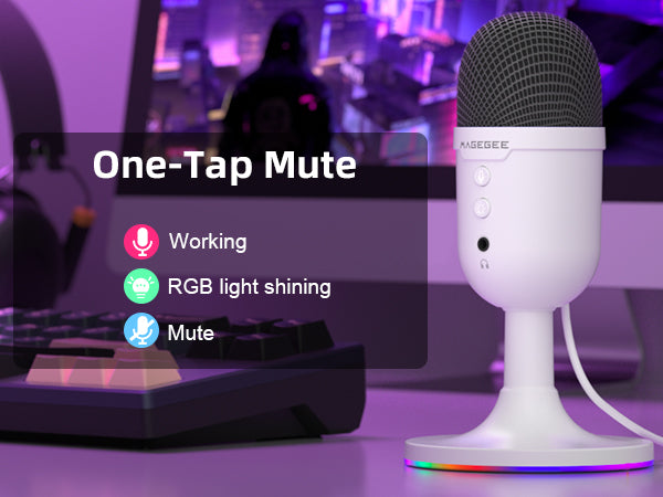Fantasy Magegee - White Microphone