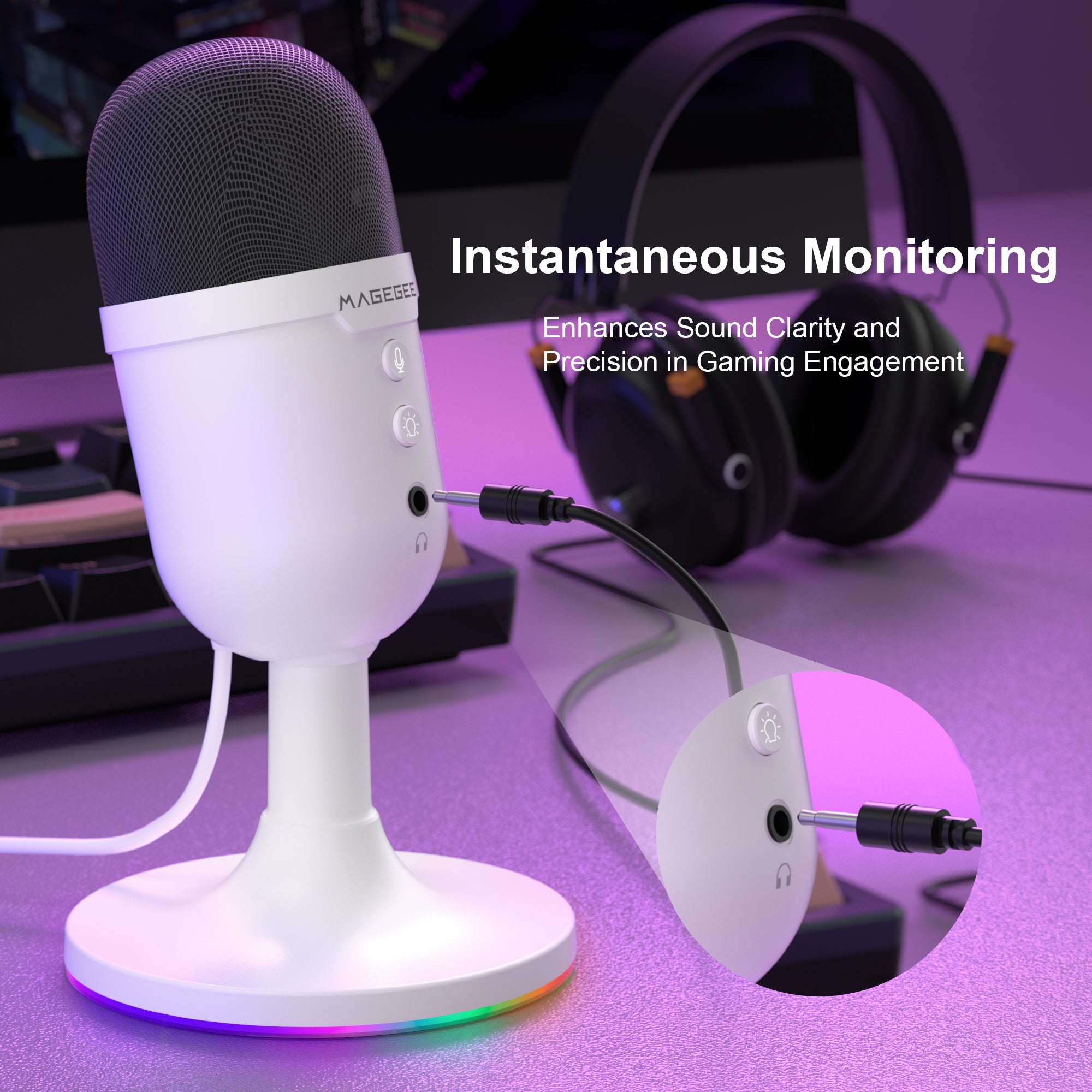Fantasy Magegee - White Microphone