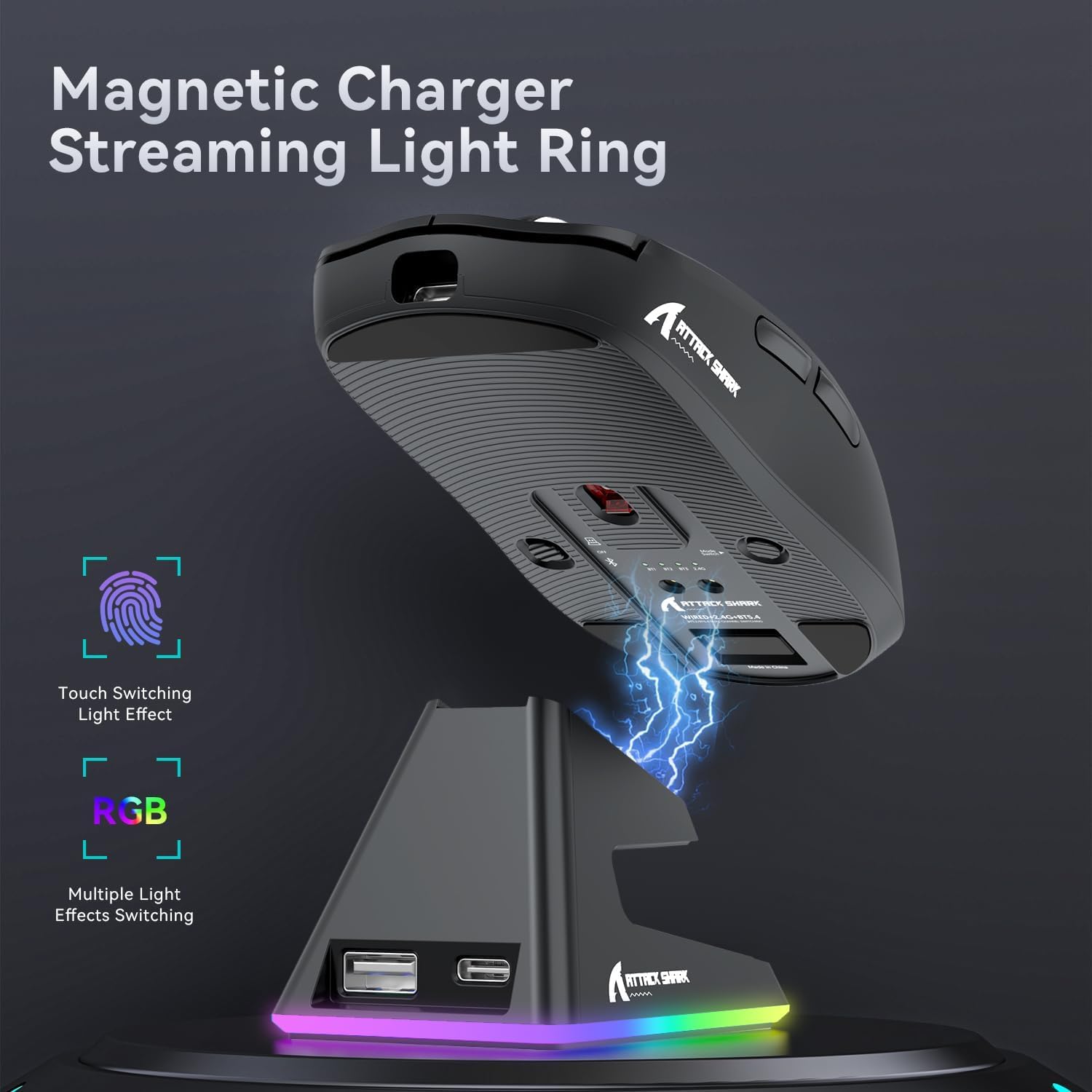 Attack Shark X6 Wireless Black