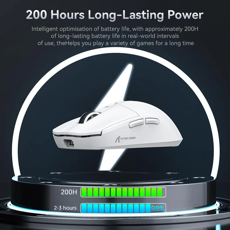 Attack Shark X6 Wireless White