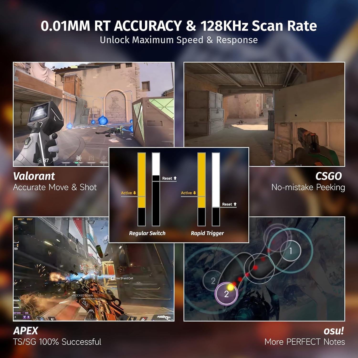 Attack Shark X68 HE - Magnetic Switch 8K