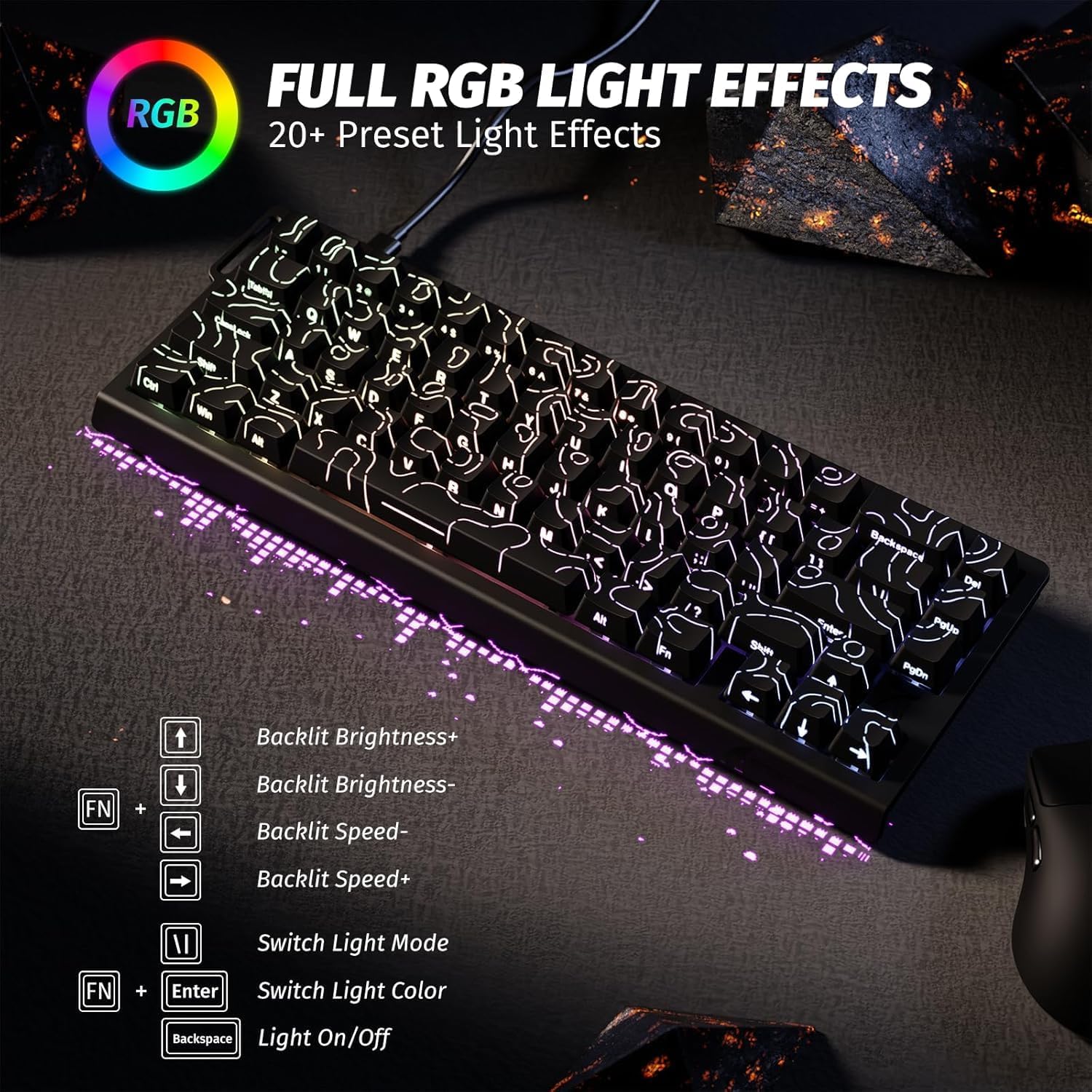 Attack Shark X68 HE - Magnetic Switch 8K