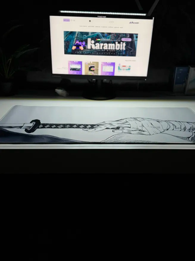 Mouse Pad I Enm White