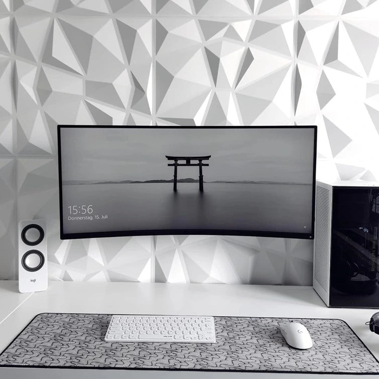 3D Wall Panel - White