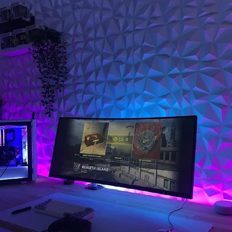 3D Wall Panel - White