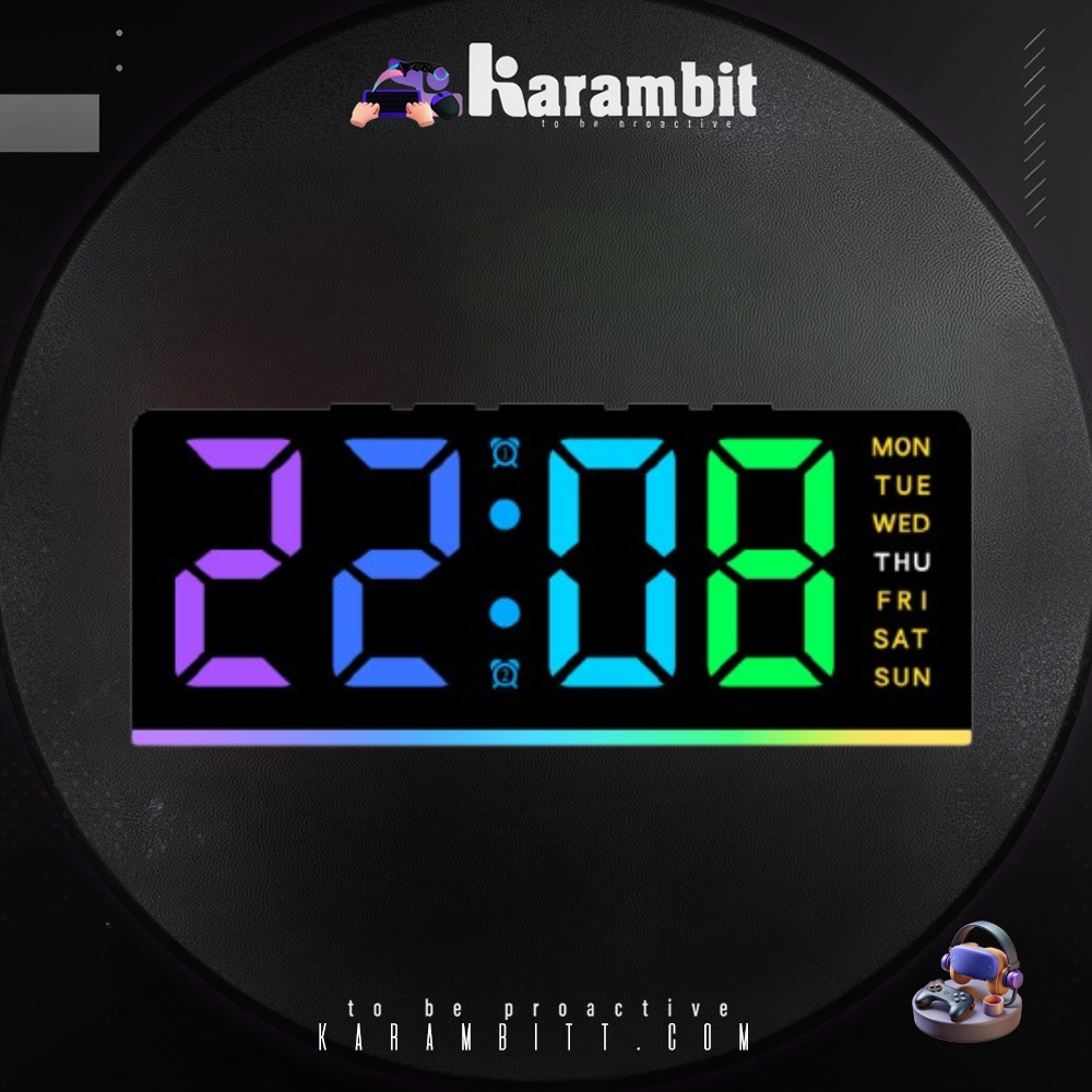 RGB Clock - ساعة رقمية RGB