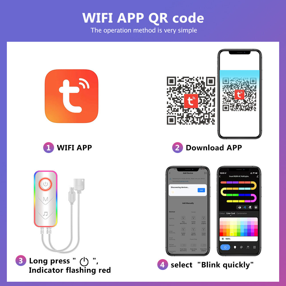 Smart Wall Light  - اضاءة ذكية 9 قطع