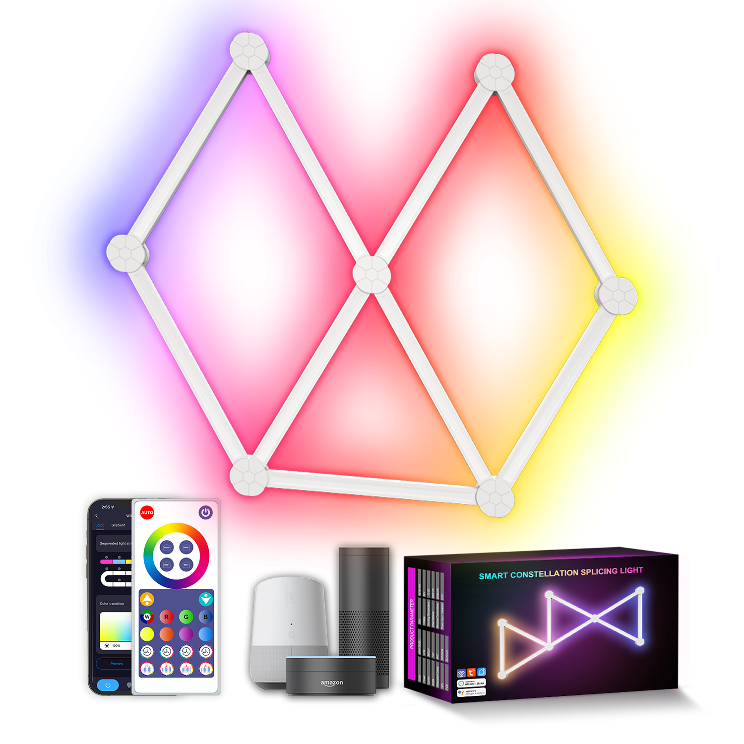 Smart Wall Light  - اضاءة ذكية 9 قطع