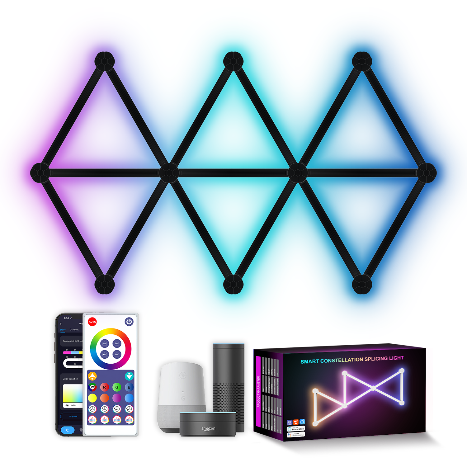 Smart Wall Light  - اضاءة ذكية 9 قطع