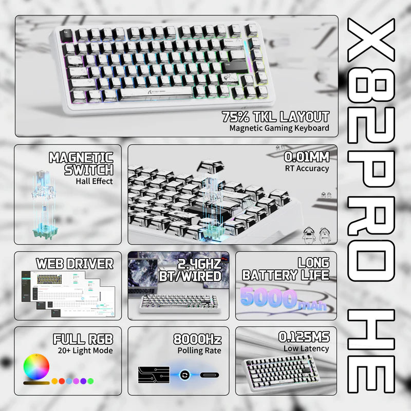 Attack Shark - X82Pro He Wireless