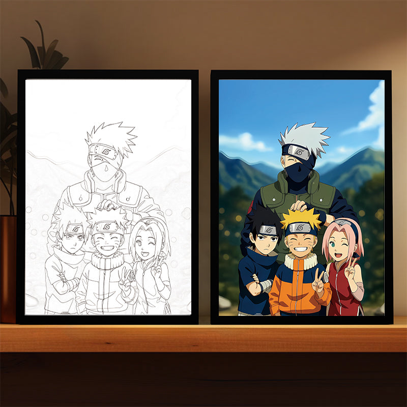 Light Frame Poster - Naruto