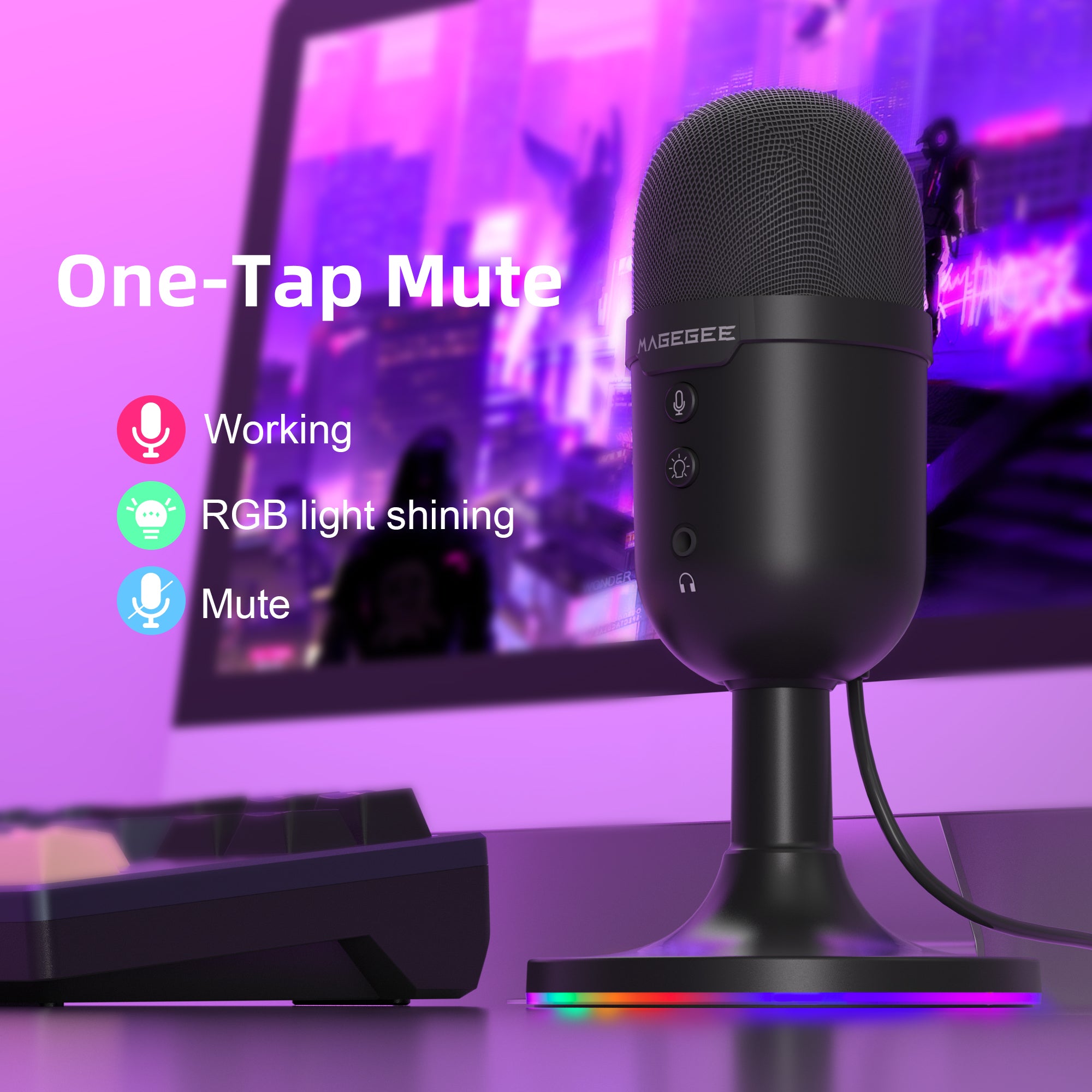 Fantasy Magegee - Black Microphone
