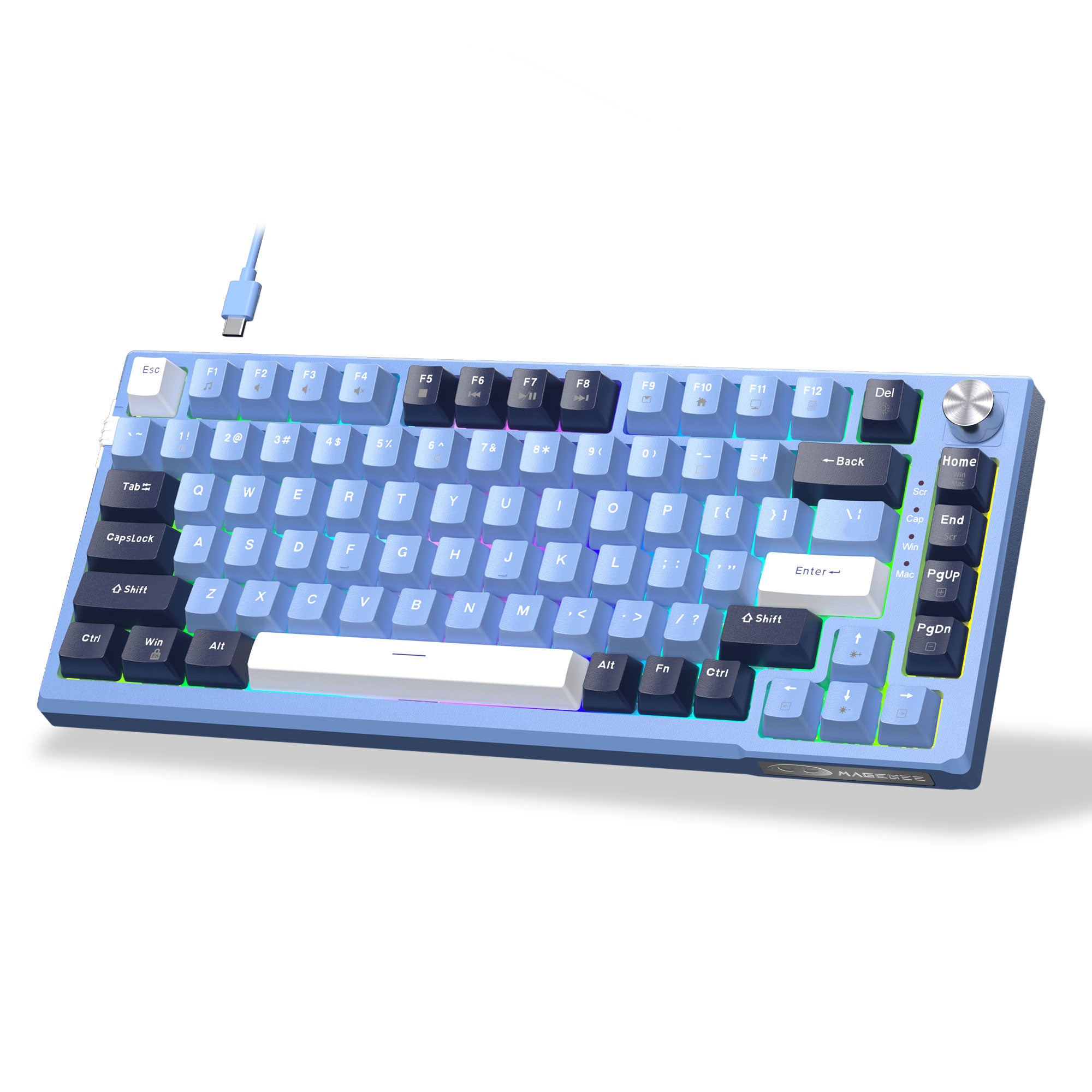 MageGee Gsket Prussian Blue - Silver Switch