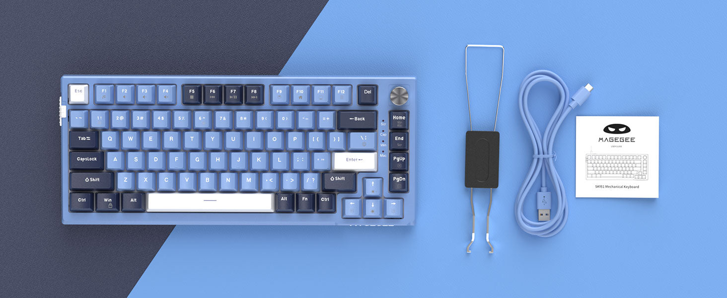 MageGee Gsket Prussian Blue - Silver Switch