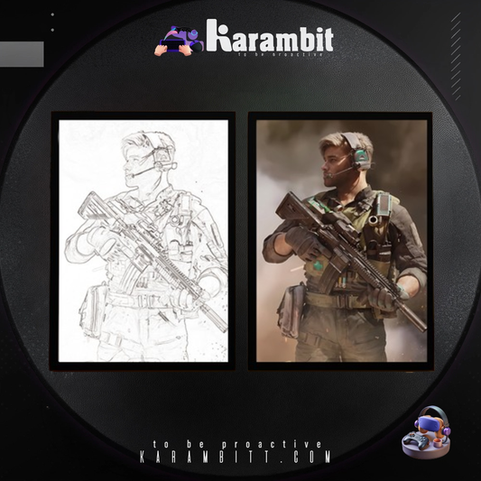 Light Frame Poster - Delta Force