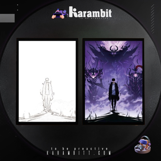 Light Frame Poster - Solo Leveling