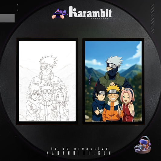 Light Frame Poster - Naruto