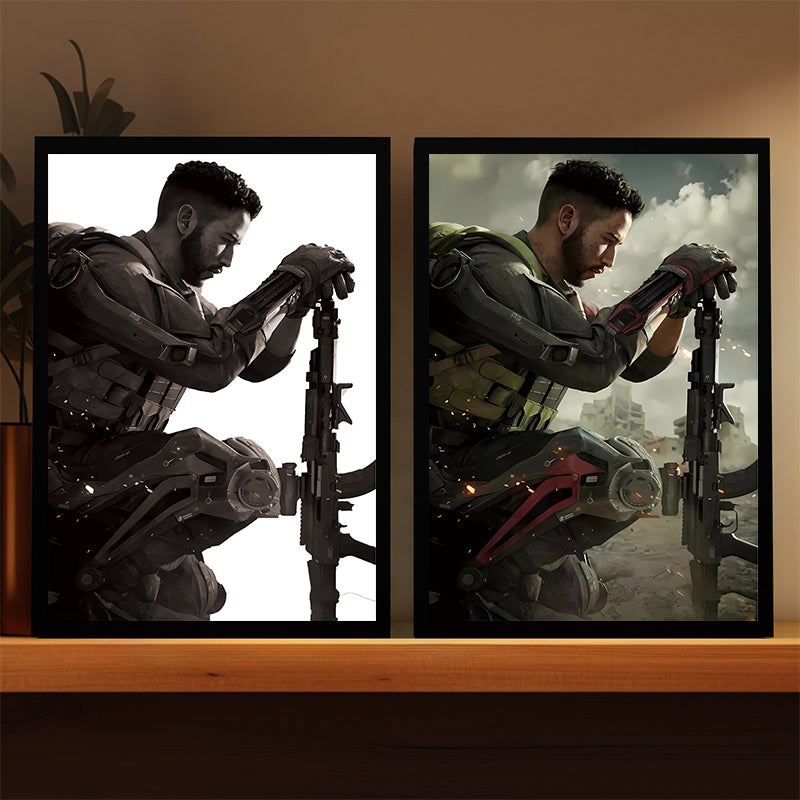 Light Frame Poster - Delta Force