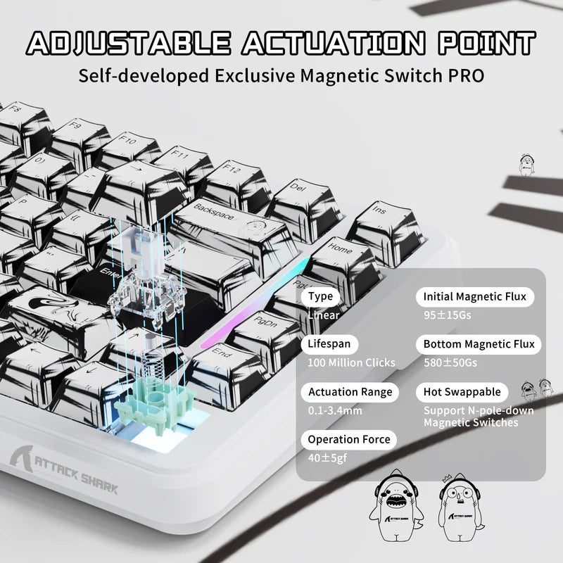 Attack Shark - X82Pro He Wireless