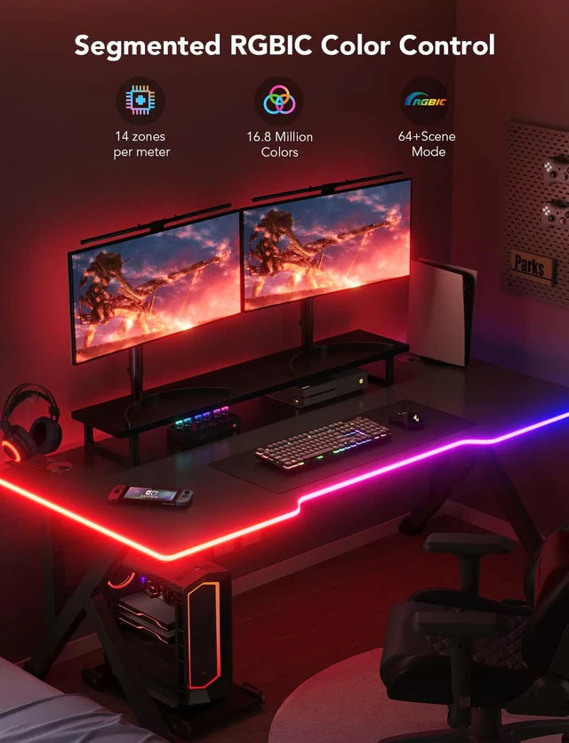 Desk RGB Strip Light 3M - شريط إضاءة RGB للطاولة 3 متر