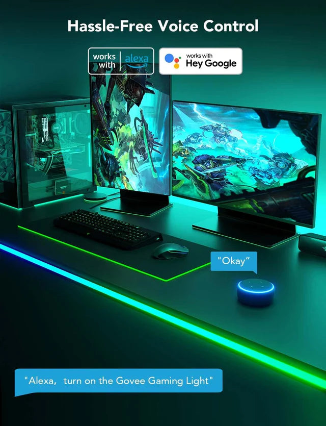 Desk RGB Strip Light 3M - شريط إضاءة RGB للطاولة 3 متر