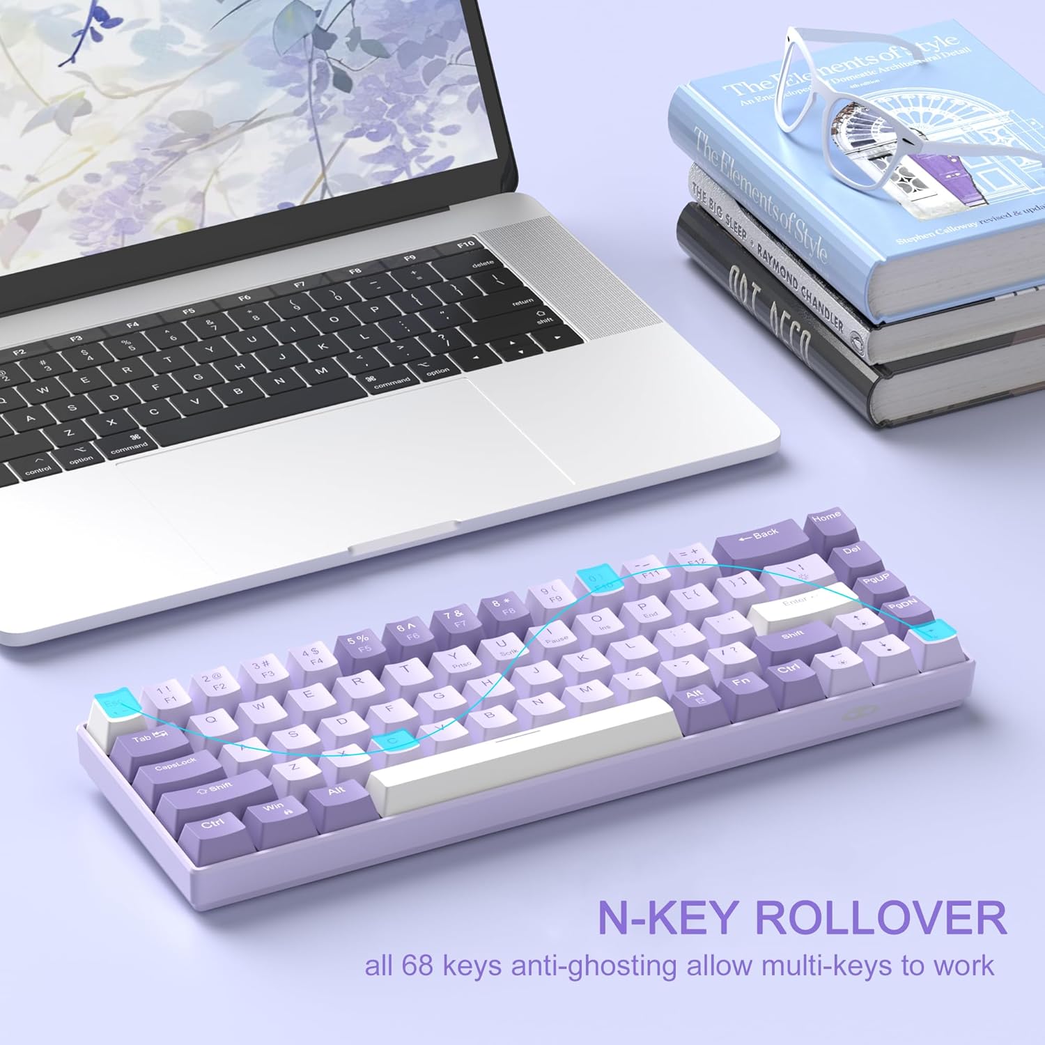 Magegee Mk Box Violet  - Silver switch