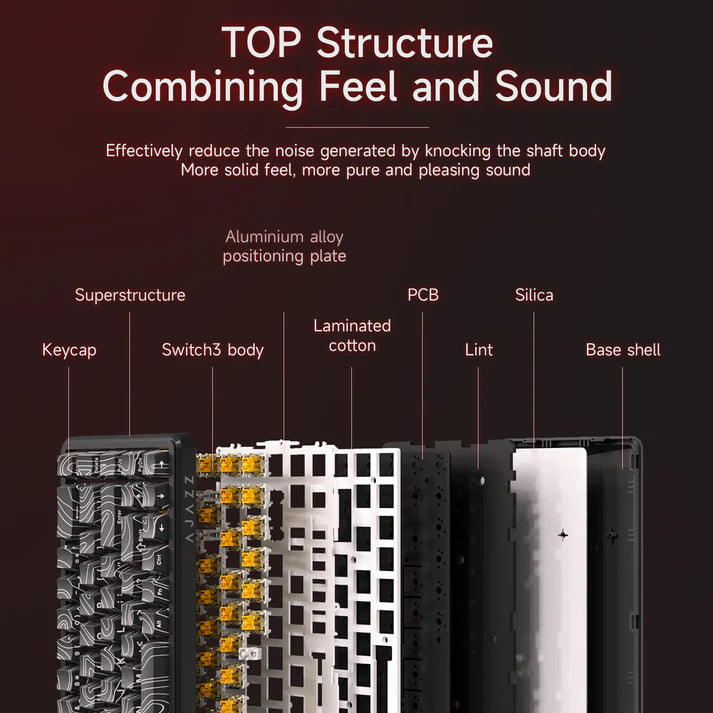 Ajazz - Ak680 Max He Tobo Black
