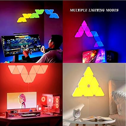 Hexagon RGB Wall Light 10 Pack - إضاءة جدارية سداسية RGB -  10 قطع