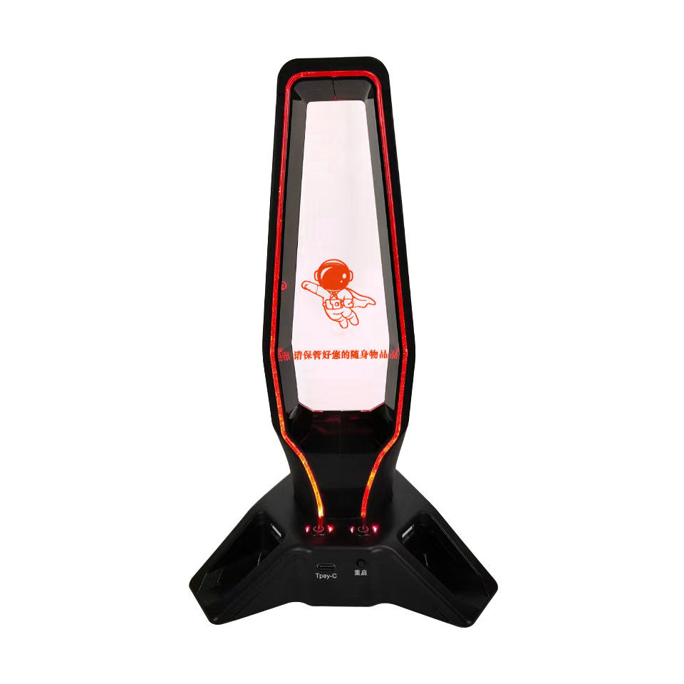 RGB Headset Stand with GIF Display - ستاند سماعة RGB مع عرض GIF