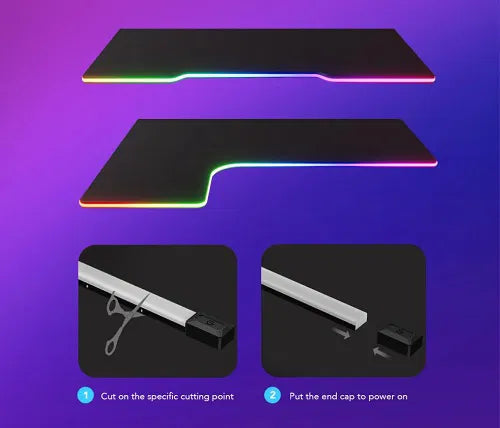 Desk RGB Strip Light 3M - شريط إضاءة RGB للطاولة 3 متر