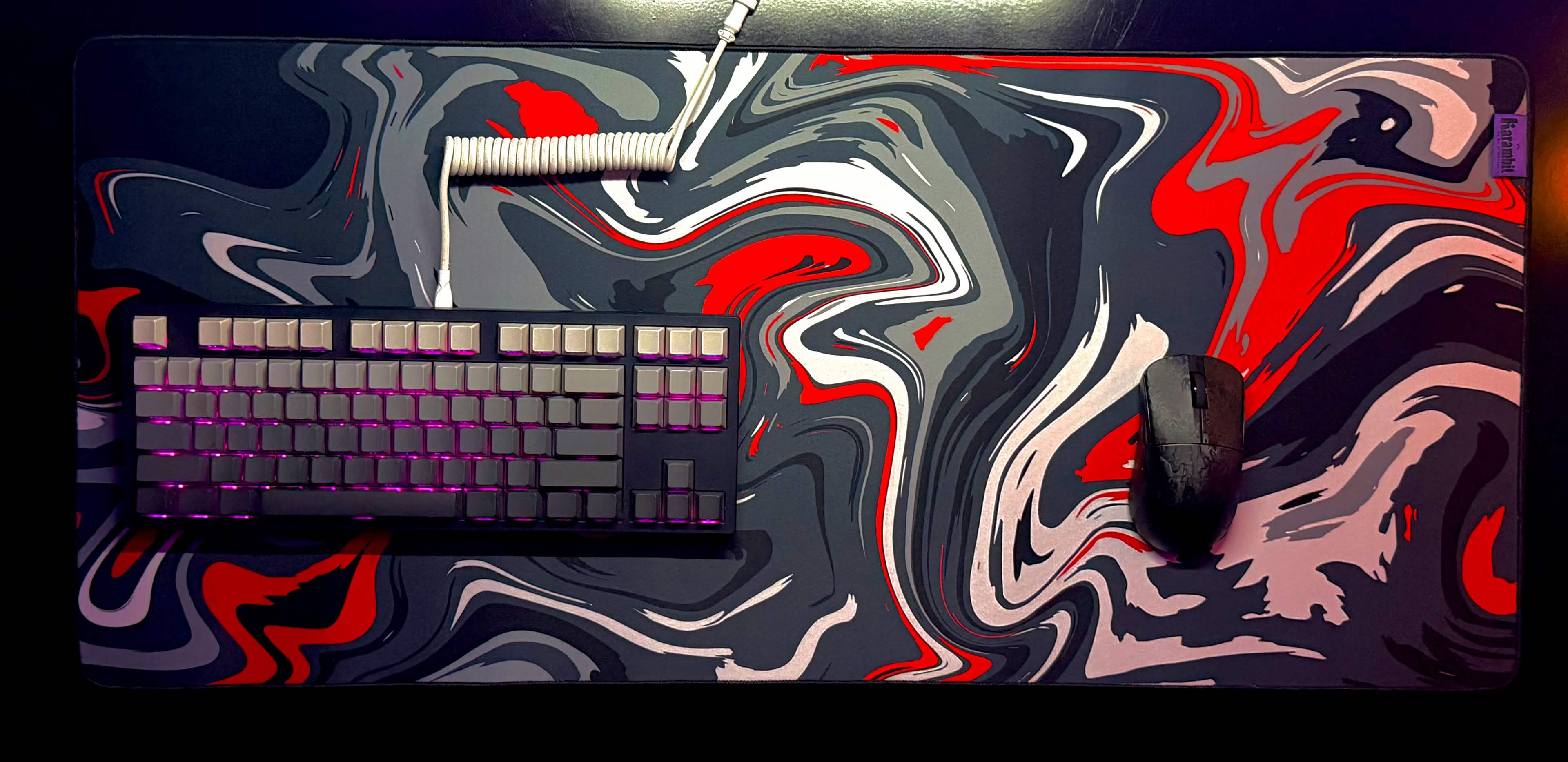 Mouse Pad I Sea Wave Gray