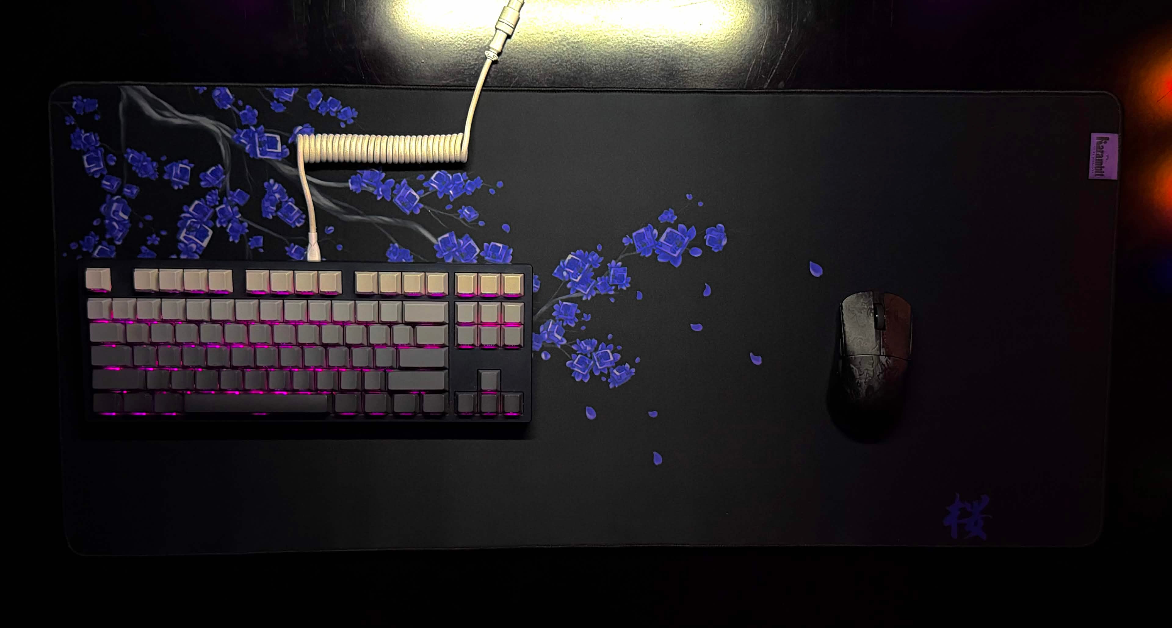 Mouse Pad I Black sakura