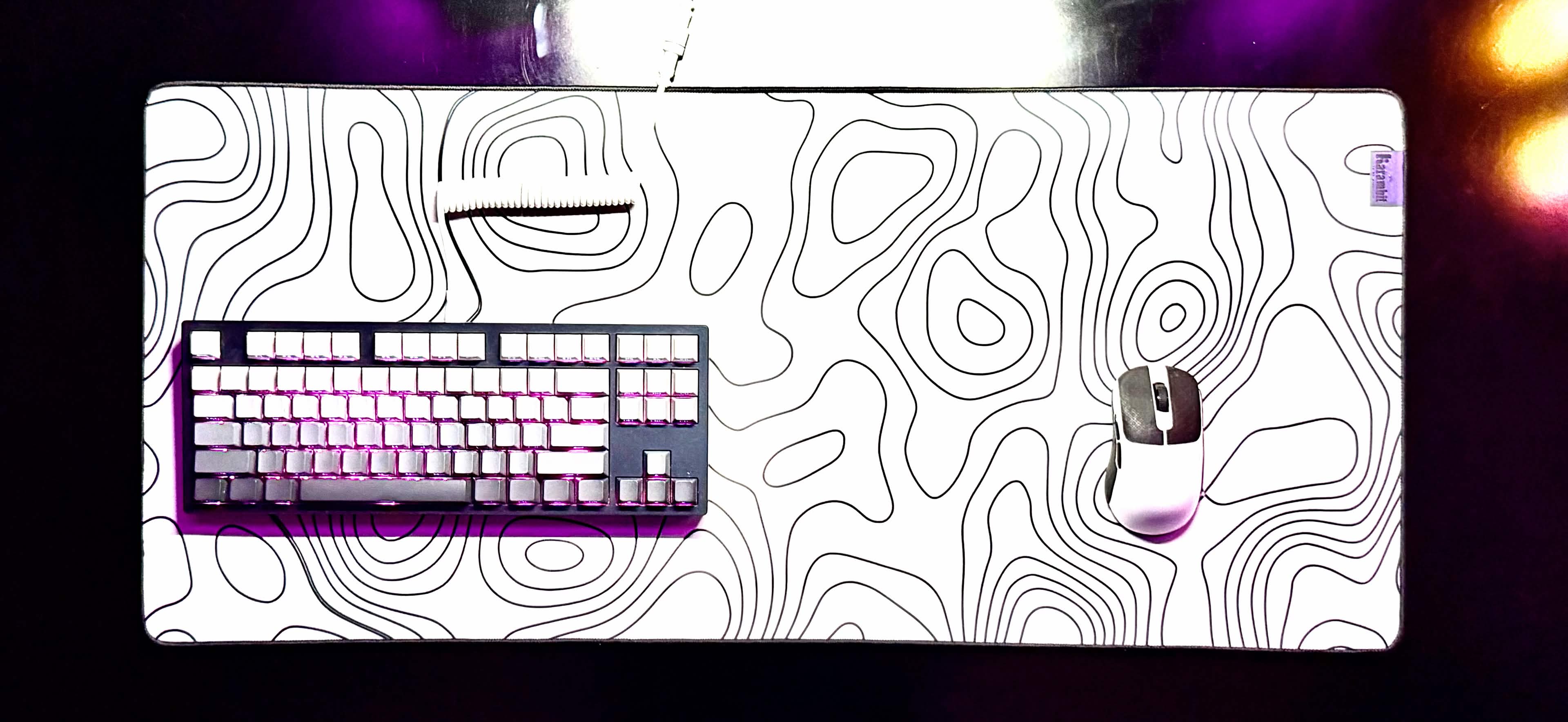 Mouse Pad I Tobo White