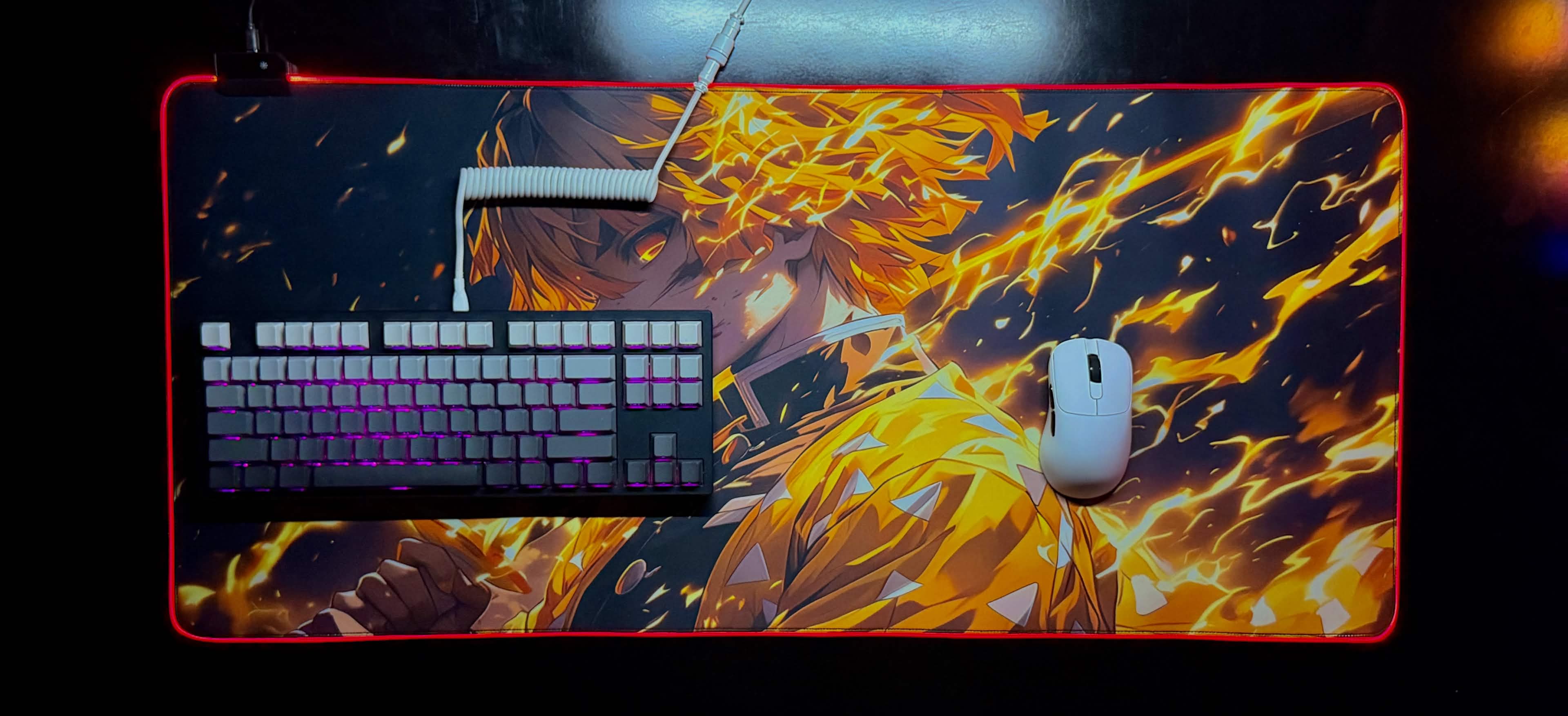 RGB Mouse Pad I Zenitsu