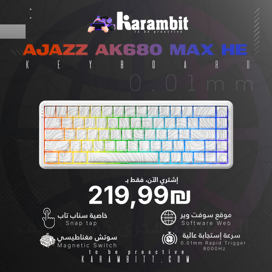 Ajaaz - Ak680 Max HE Tobo White