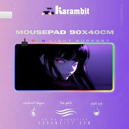 RGB Mouse Pad I Black Princess