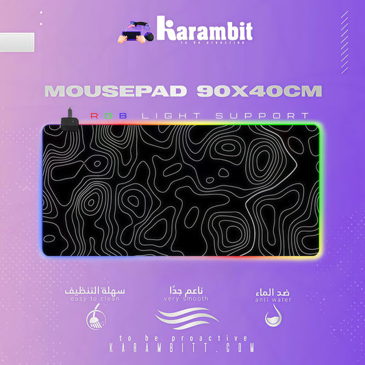 RGB Mouse Pad I Tobo Black