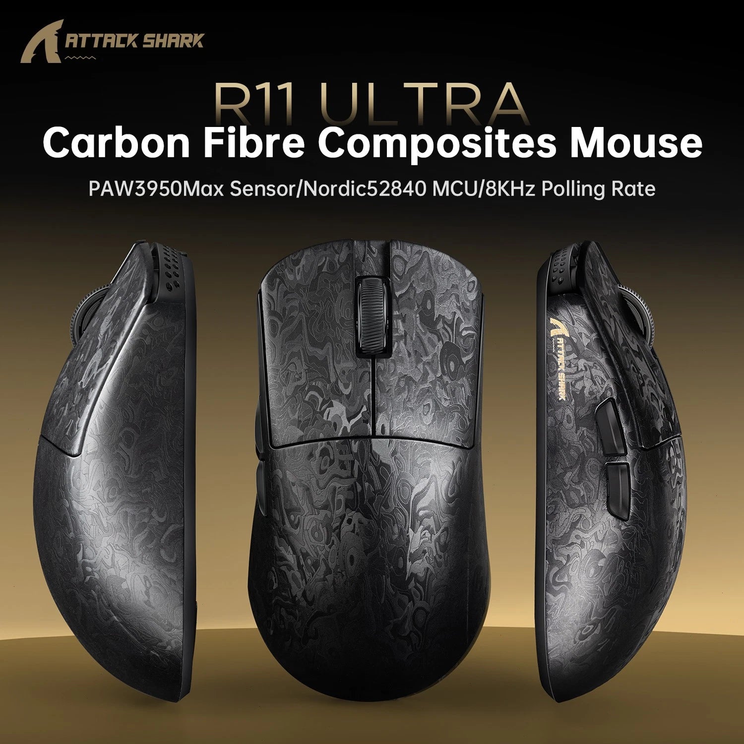 Attack Shark - R11 Ultra Wireless 8K