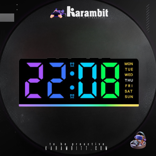 RGB Clock - ساعة رقمية RGB