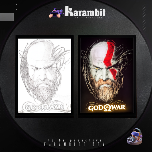 Light Frame Poster - God of War